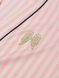 Сатиновий халат Pretty Blossom Iconic Stripe Satin Short Robe Victoria's Secret