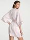 Сатиновий халат Pretty Blossom Iconic Stripe Satin Short Robe Victoria's Secret