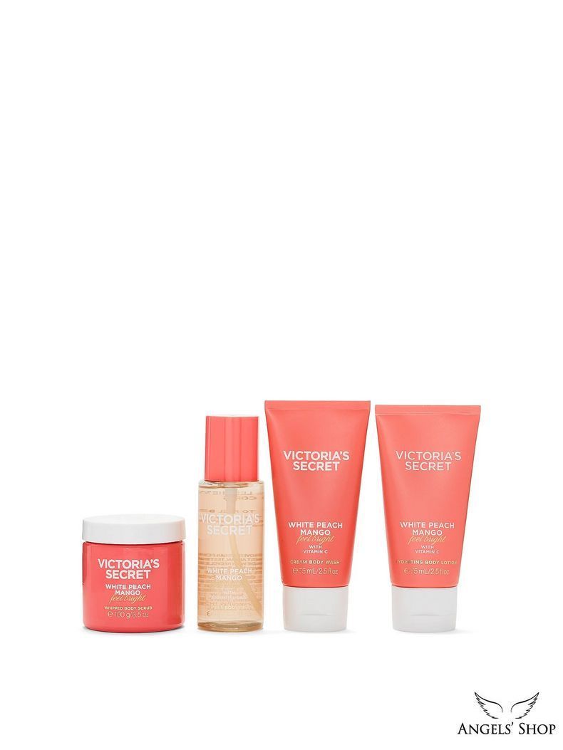 Набор White Peach Mango Body Care Gift Set ft. Reusable Travel Bag Victoria's Secret