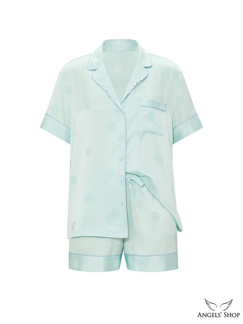 Сатинова піжама Signature Satin Short Pajama Set Victoria's Secret