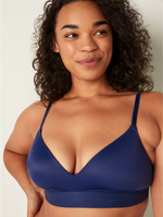 Синій бюстгальтер демі Victoria's Secret Pink Wear Everywhere Wireless Lightly-Lined Bra синій