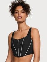 Бюстьє Sheer Shine Corset Top Victoria's Secret чорний