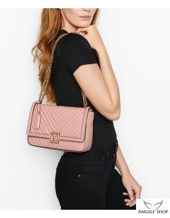 Бежевая сумка Victoria&rsquo;s Secret The Victoria Medium Shoulder Bag