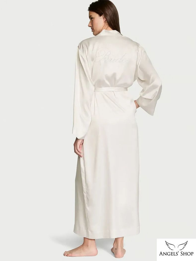 Сатиновий халат Bride Satin Long Robe Victoria's Secret