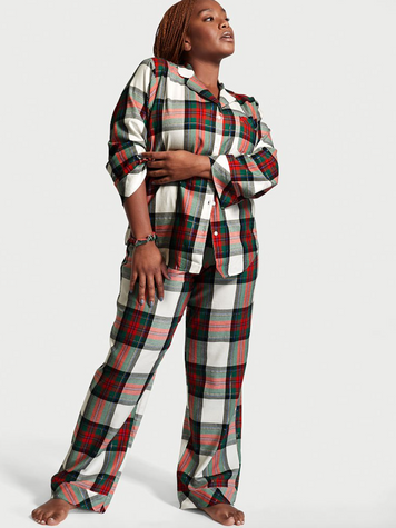 Фланелева піжама Victoria's Secret Flannel Long PJ Set, M