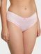 Трусики Tease Satin Lace-Trim Cheeky Panty в полоску