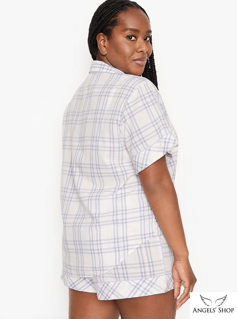 Коттонова піжама з шортами Victoria's Secret Cotton Short PJ Set, S