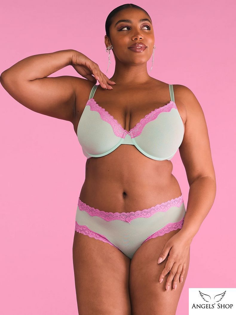 Бюстгальтер Tease Lace-Trim Unlined Demi Bra Victoria&rsquo;s Secret