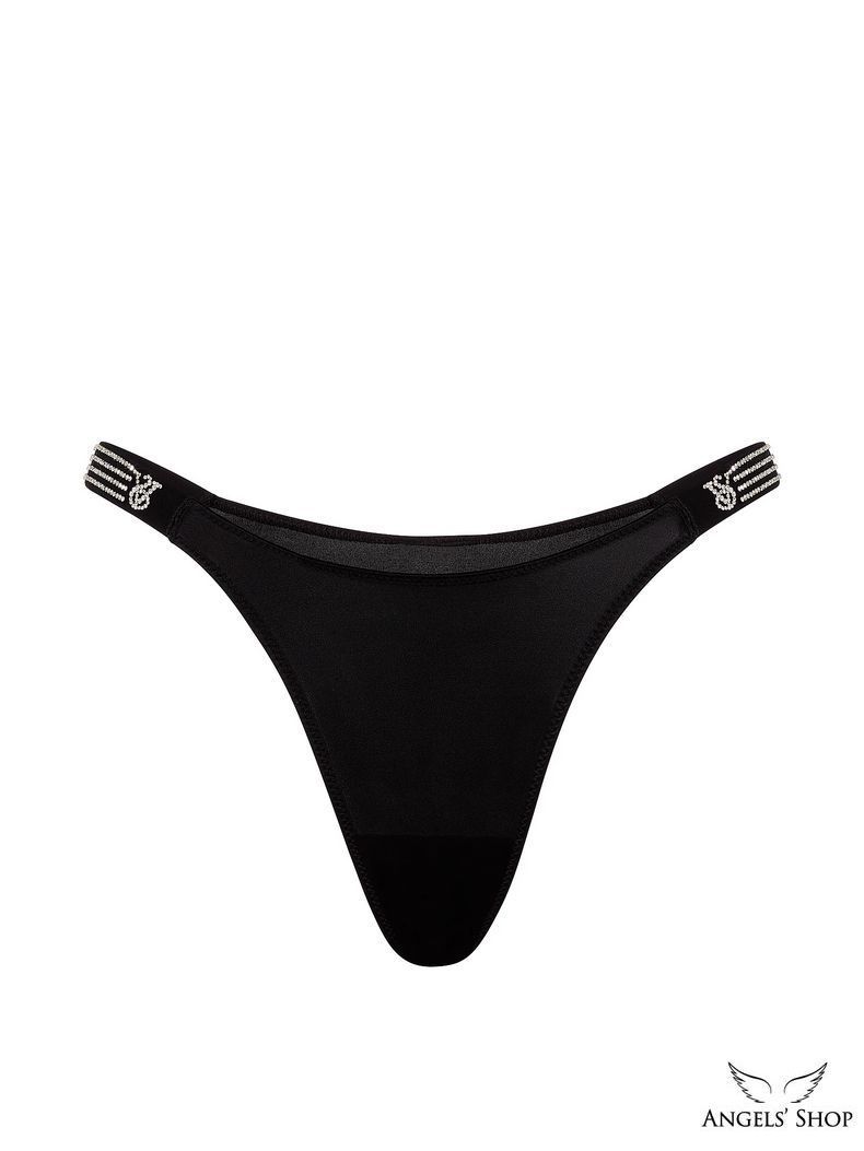 Трусики-бразиліани Ombr&eacute; Stripe Shine Strap Brazilian Panty