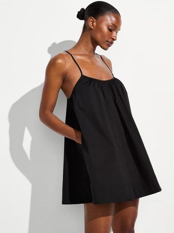 Пляжна сукня Beachwear Poplin Trapeze Mini Dress