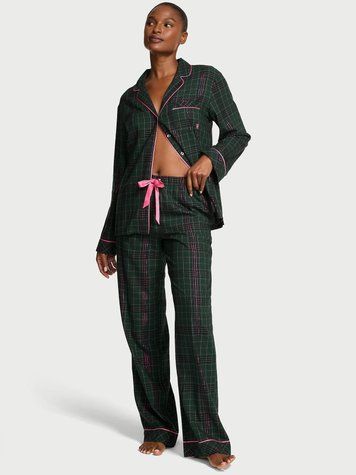 Піжама Flannel Long Pajama Set Victoria's Secret