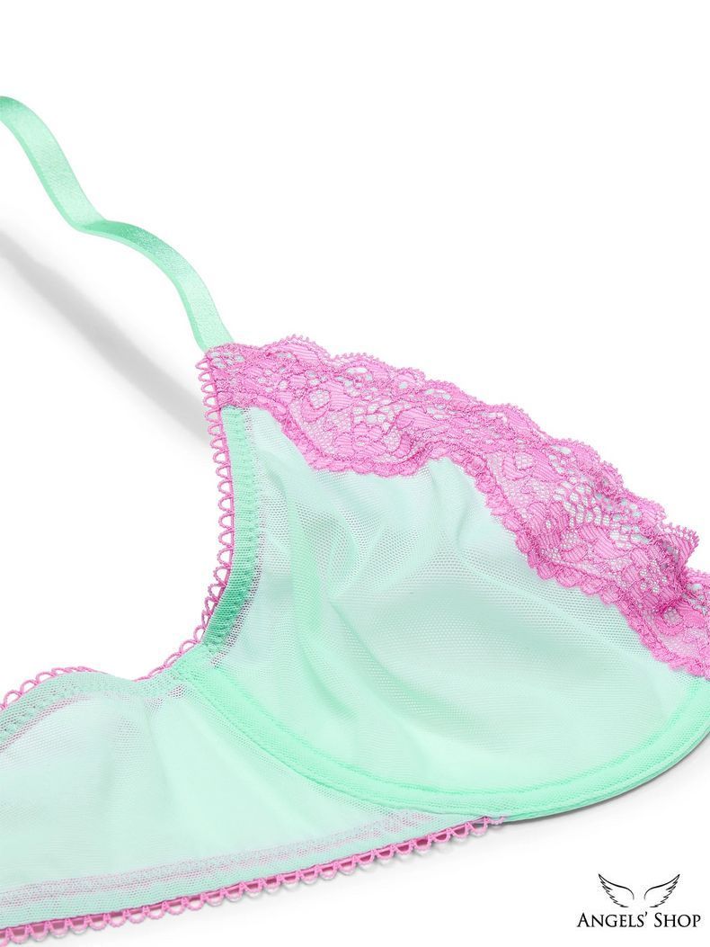 Бюстгальтер Tease Lace-Trim Unlined Demi Bra Victoria&rsquo;s Secret, 32D