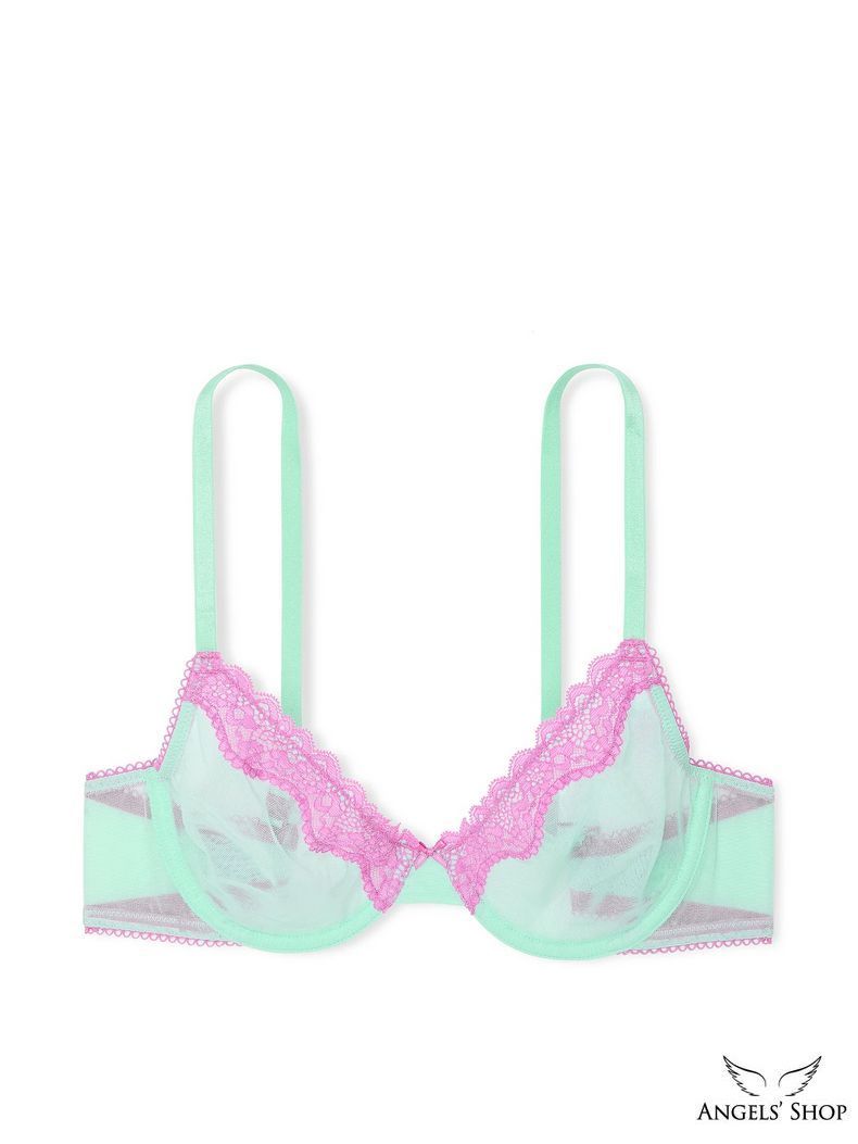 Бюстгальтер Tease Lace-Trim Unlined Demi Bra Victoria&rsquo;s Secret, 32D