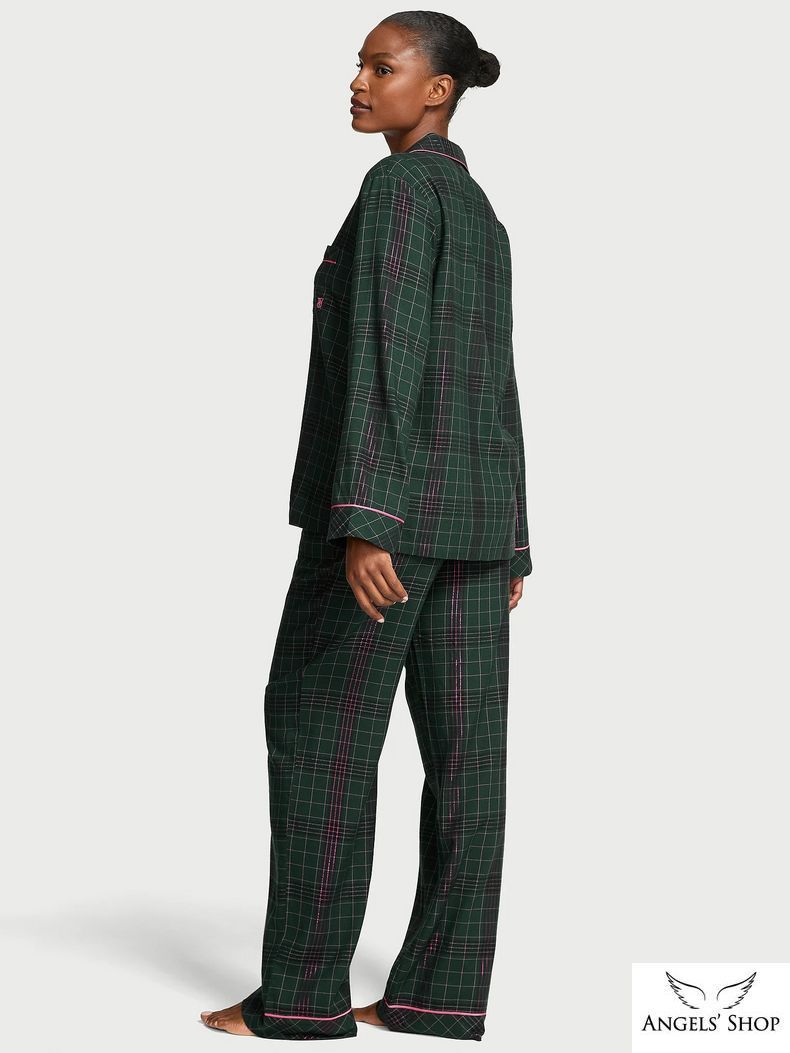 Піжама Flannel Long Pajama Set Victoria's Secret