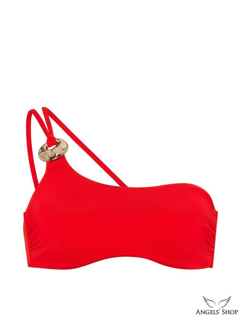 Роздільний купальник Hammered Hardware One-Shoulder Bandeau Bikini Victoria's Secret