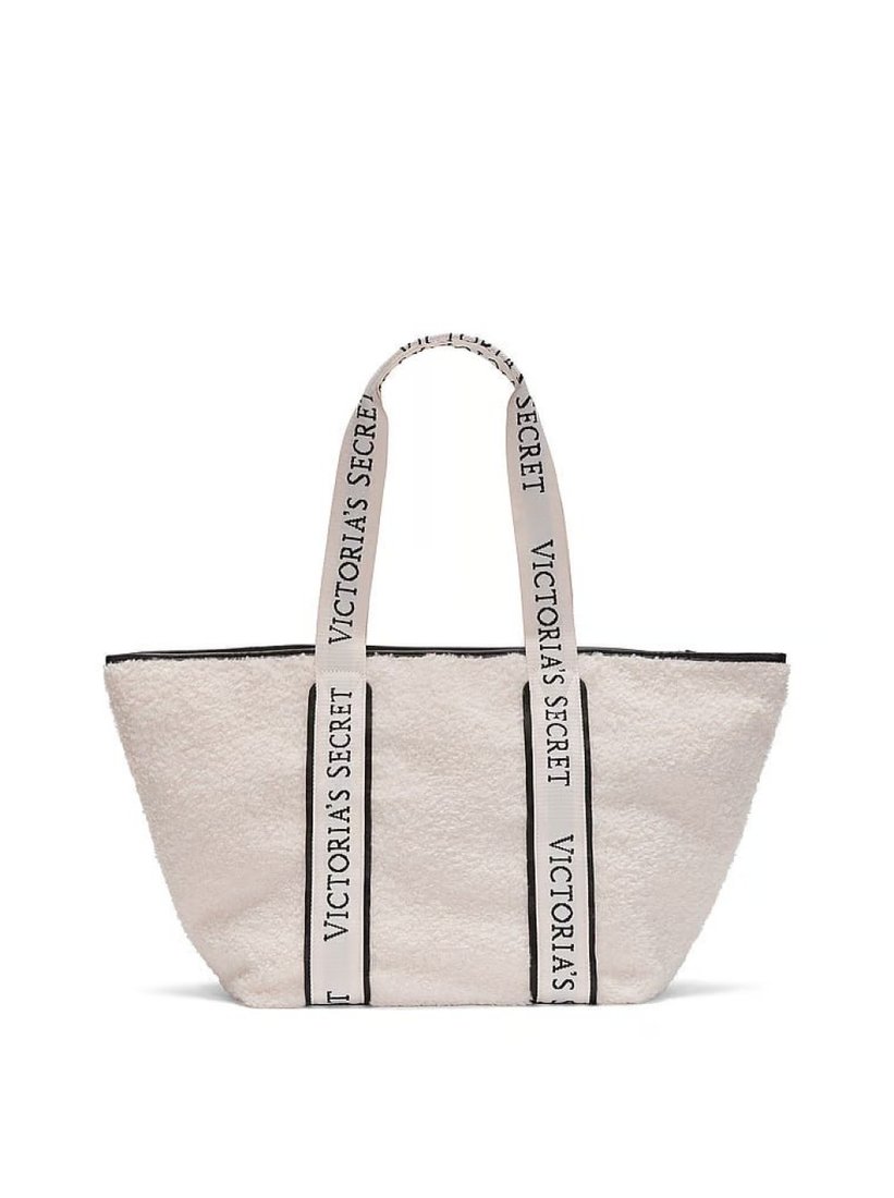 Белая сумка Victoria’s Secret The Victoria Medium Shoulder Bag