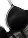 Черное кружевное бюстье со стразами Victoria's Secret Lace Shine Strap Push-up Bra Top, 34A