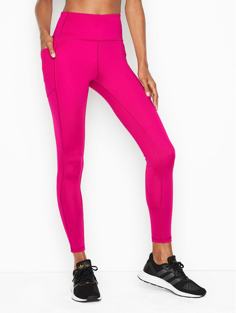 Леггинсы с карманами фуксия Victoria’s Secret Incredible Essential Leggings, XS