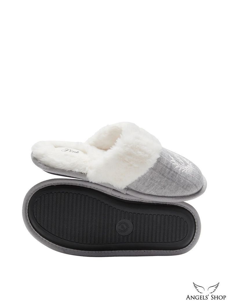 Тапочки Cable Knit Slippers PINK Victoria&rsquo;s Secret