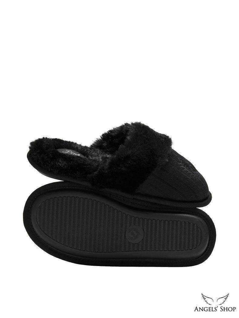 Тапочки Cable Knit Slippers PINK Victoria&rsquo;s Secret