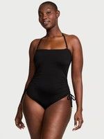 Купальник чорний Essential Strapless Ruched One-Piece Swimsuit, S