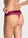 Бордовые трусики-стринги Sheer Heritage Shimmer Thong Panty бордовый