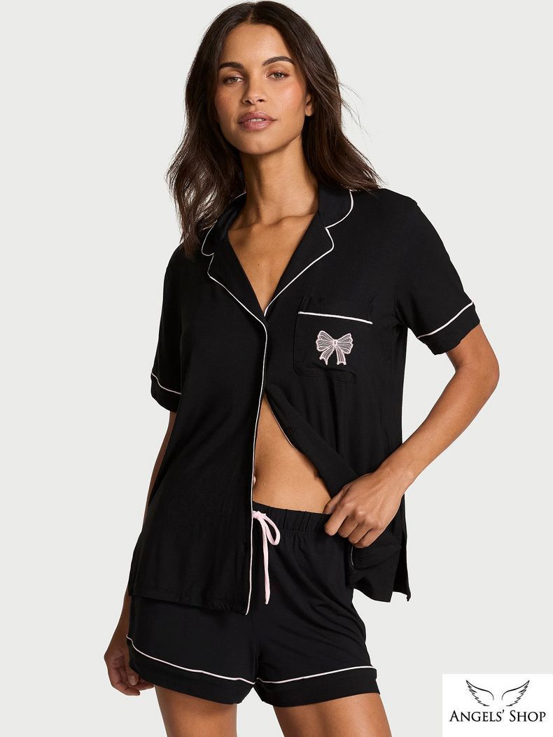 Піжама Modal Soft Bow Short Pajama Set Victoria's Secret, S