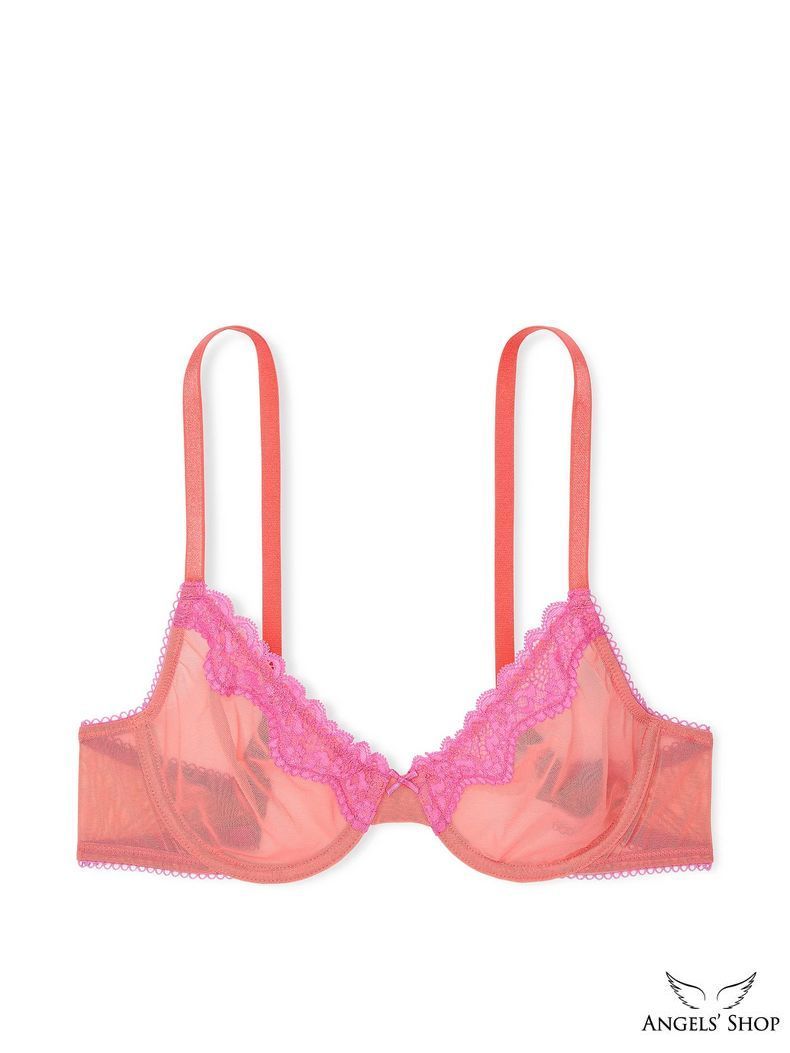 Бюстгальтер Tease Lace-Trim Unlined Demi Bra Victoria&rsquo;s Secret