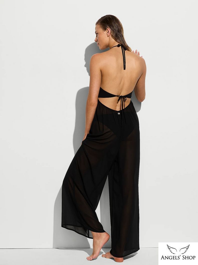Комбинезон Beachwear Sheer Crinkle Halter Jumpsuit Victoria's Secret