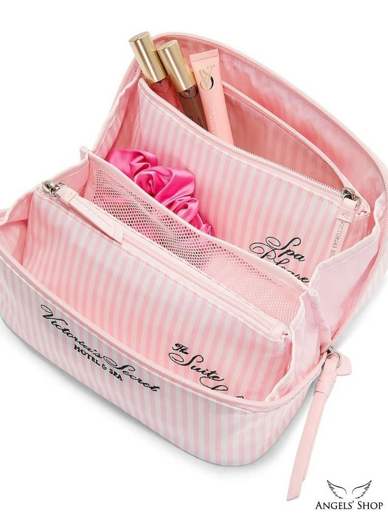 Косметичка 3-Piece Expandable Travel Makeup Bag Victoria's Secret
