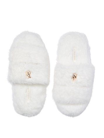 Тапочки Luxe Plush Double Strap Slippers Victoria&rsquo;s Secret