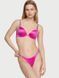 Женские розовые трусики со стразами Victoria's Secret Bombshell Shine V-string Panty, XS