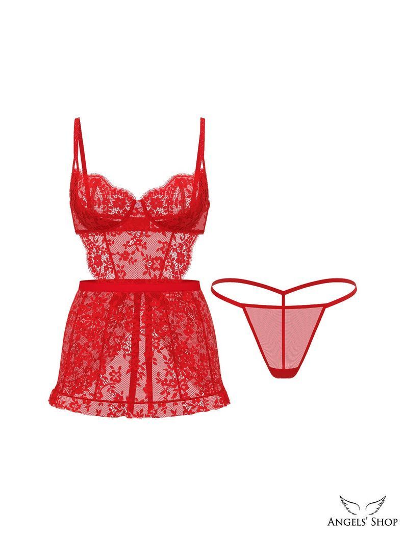 Пеньюар Wicked Twinkle Lace Unlined Apron Set Victoria's Secret