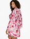 Фиолетовый сатиновый халат с цветами Victoria's Secret Satin & Lace Robe, XS\S