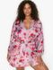 Фиолетовый сатиновый халат с цветами Victoria's Secret Satin & Lace Robe, XS\S