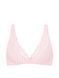Бюстгальтер Tease Satin Lace-Trim Wireless Plunge Bra