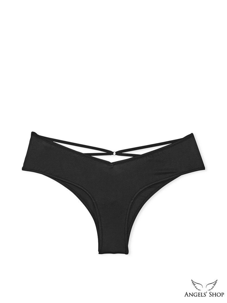 Трусики Strappy-Back High-Leg Cheeky Panty черный