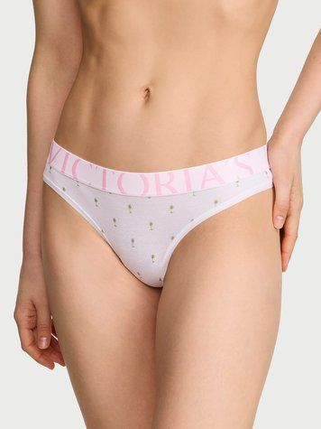 Трусики-стрінги Exploded Logo Cotton Thong Panty