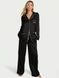 Піжама Satin Luxe Long Pajama Set Fashion Show 2026 чорний