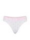 Трусики-стрінги Exploded Logo Cotton Thong Panty