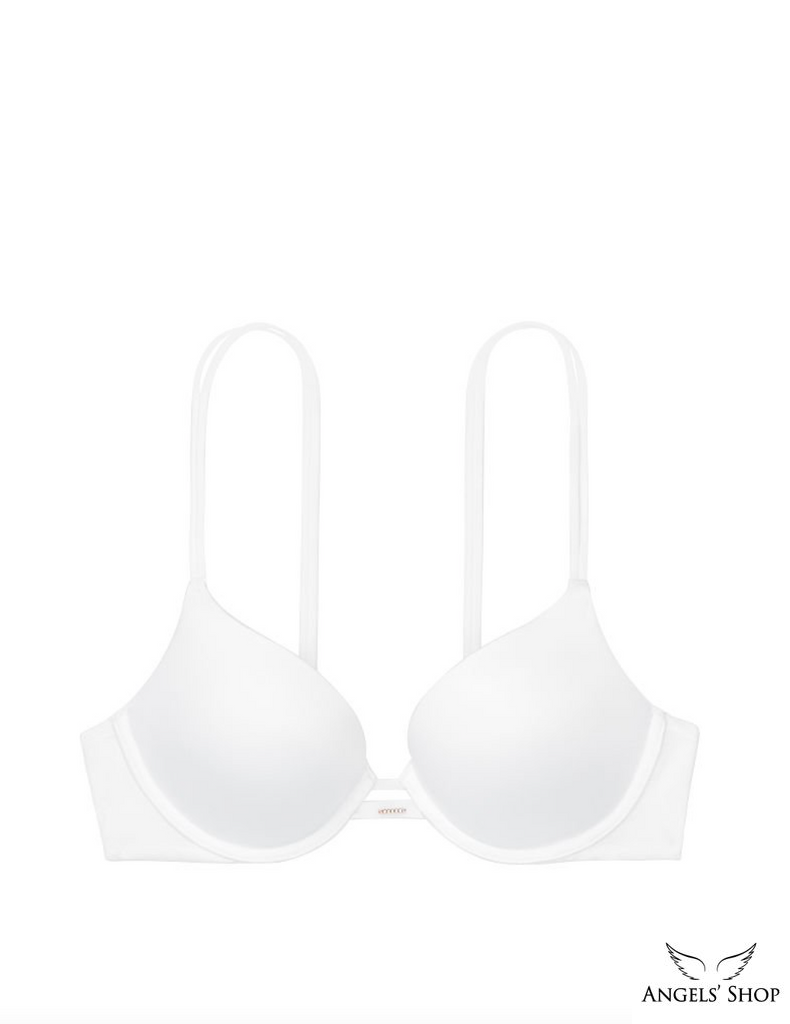 Белый бюстгальтер с пушап Victoria's Secret Very Sexy Bra Push-up Almost Nude, 34DD