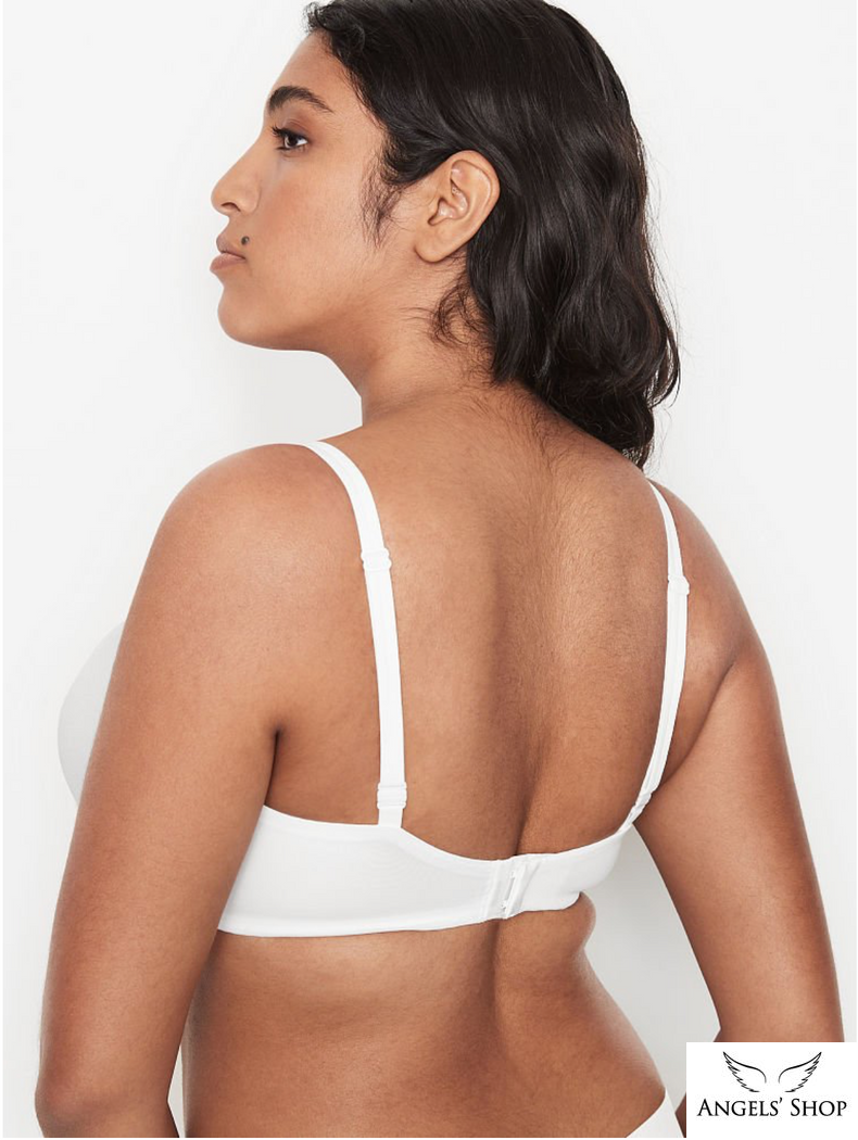 Белый бюстгальтер с пушап Victoria's Secret Very Sexy Bra Push-up Almost Nude, 34DD