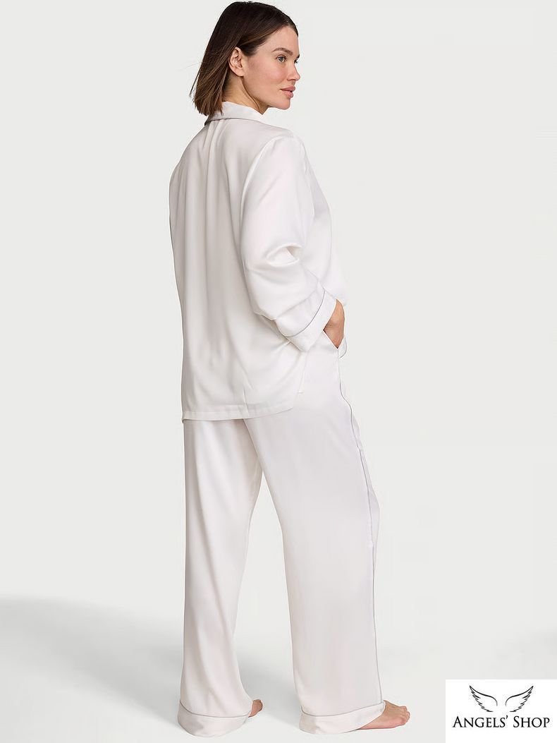 Сатиновая пижама Bride Signature Satin Long Pajama Set