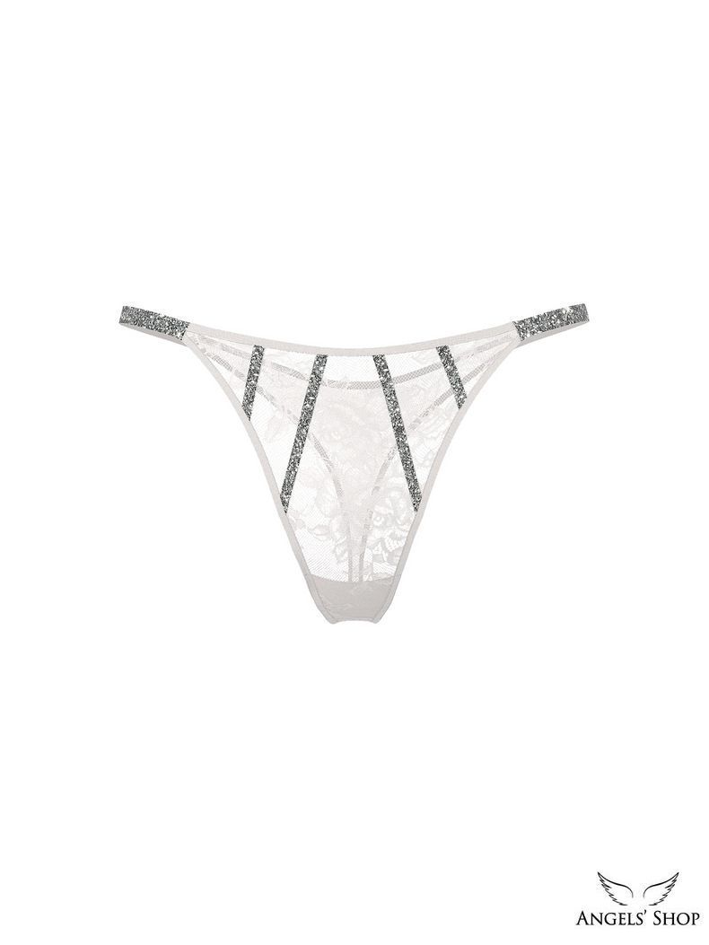 Трусики-стринги Gradient Shine Strap Rose Lace V-String Panty