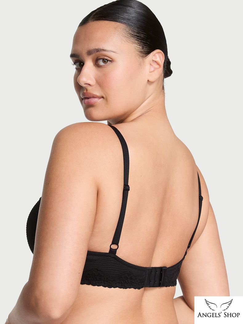 Бюстгальтер Cotton Shadow Stripe Lightly Lined Wireless Bra, 34C