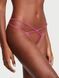 Трусики Crotchless Shine Strap Thong Panty рожевий
