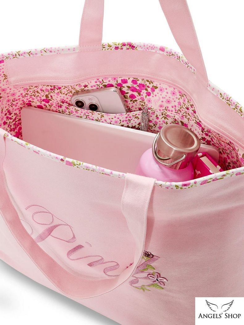 Сумка Floral Canvas Tote Bag Victoria's Secret PINK