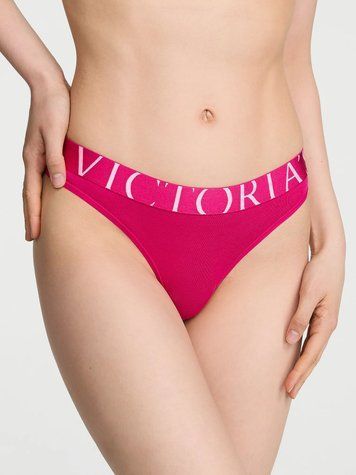 Трусики-стрінги Exploded Logo Cotton Thong Panty