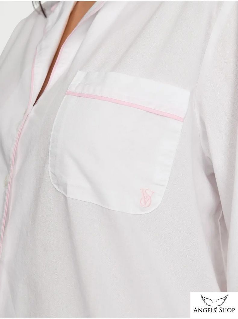 Піжама Heritage Cotton Long Pajama Set Victoria's Secret
