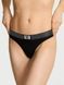 Комплект білизни Shine Cotton Wireless Plunge Bralette & Shine V-String Panty чорний
